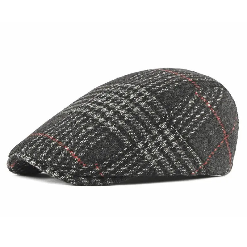 2024 Acrylic Autumn Winter Plaid Newsboy Caps Flat Peaked Cap Men and Women Painter Beret Hats 83
Boina xadrez de acrílico outono inverno 2025,
boné de pala plana, chapéu de pintor para homens e mulheres
