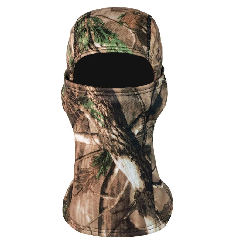 Balaclava camuflada para ciclismo, máscara facial completa para esportes ao ar livre, caça, caminhada, esqui, capacete de motocicleta, boné interno