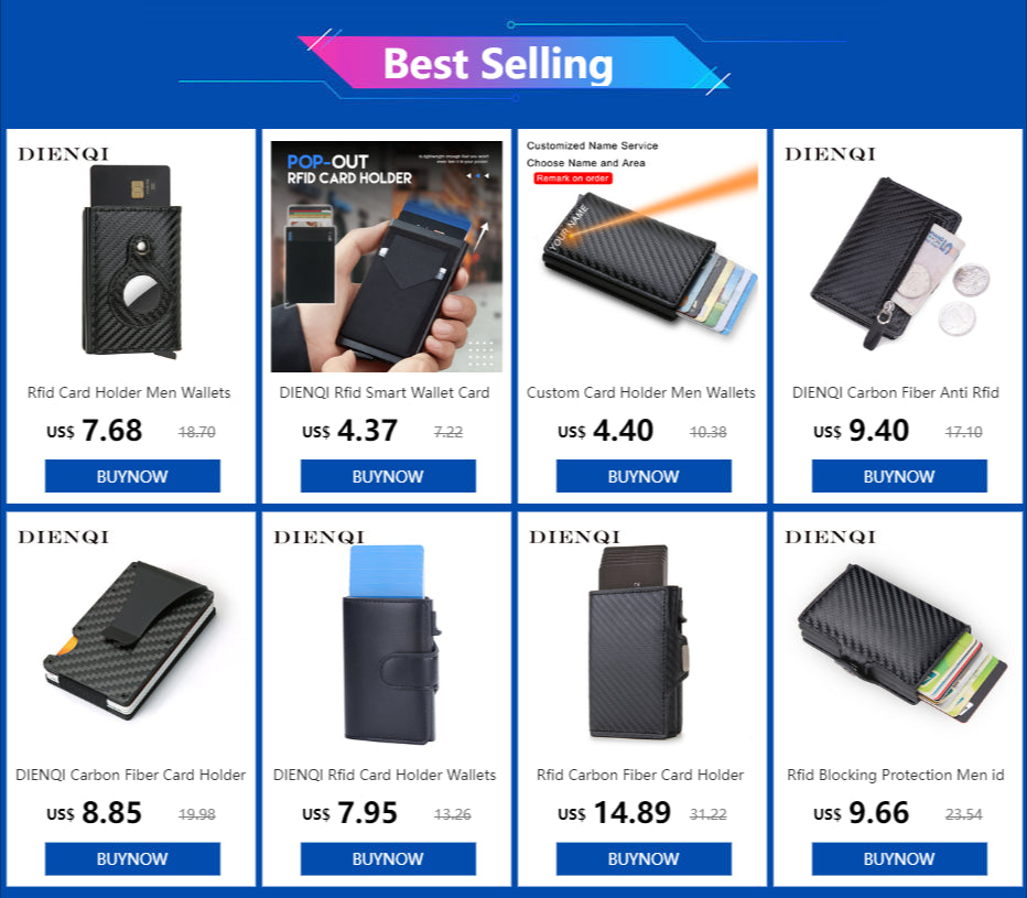 Carteira de Carbono .
Porta-cartões e dinheiro.
Mini Carteira para Mulheres e Homens .
Bolsas Inteligentes Automáticas
Pop Up Valet Walet.