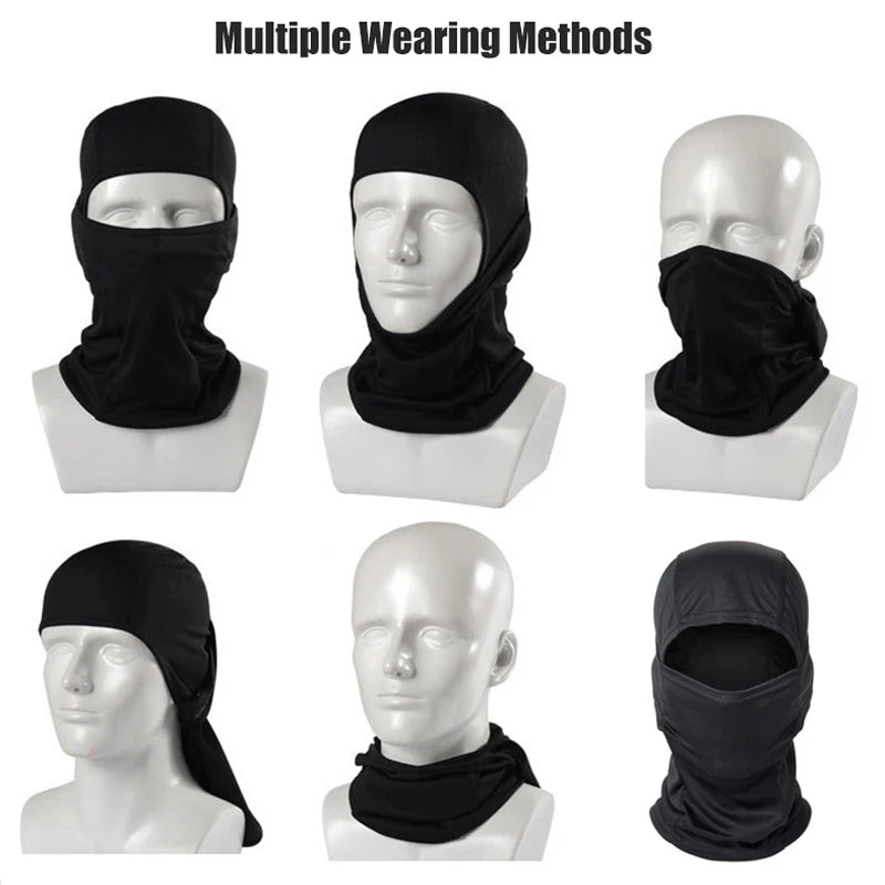 Balaclava camuflada para ciclismo, máscara facial completa para esportes ao ar livre, caça, caminhada, esqui, capacete de motocicleta, boné interno