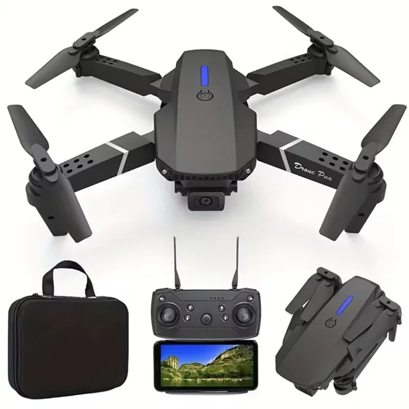 2025 E88 Drone RC Profissional Grande Angular HD 4K Modo de Câmera
Brinquedo de Presente para Crianças