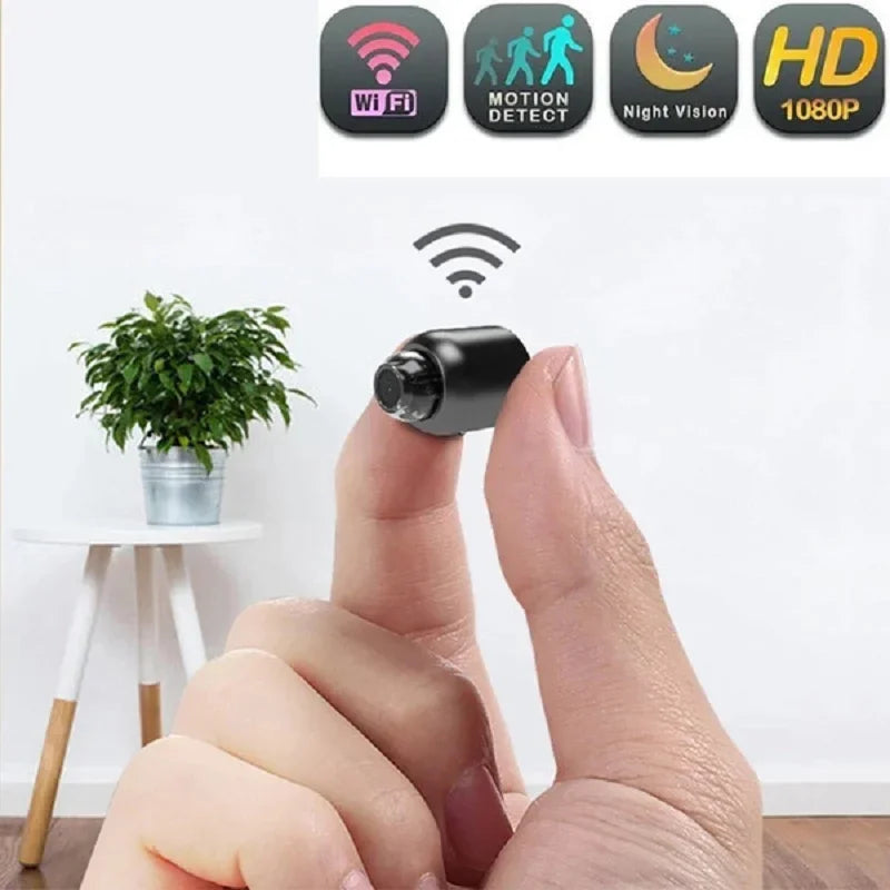 Mini Camera Wireless WiFi Baby Monitor Indoor Safety Security Surveillance Night Vision Camcorder Audio Video Recorder